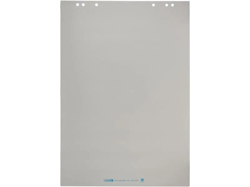 Landré Flipchart Block 65 x 98 cm, blanko, Weiss, 5 Stück Landré Flipchart Block 65 x 98 cm, blanko, Weiss, 5 Stück