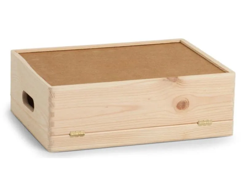 Zeller Present Aufbewahrungskiste mit Deckel 40 x 14 cm, Nature Zeller Present Aufbewahrungskiste mit Deckel 40 x 14 cm, Nature