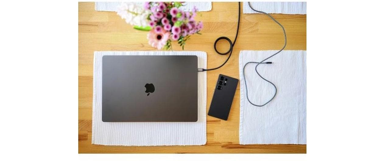 Ansmann Magnetisches Kabel USB-A oder USB-C auf USB-C 120 cm