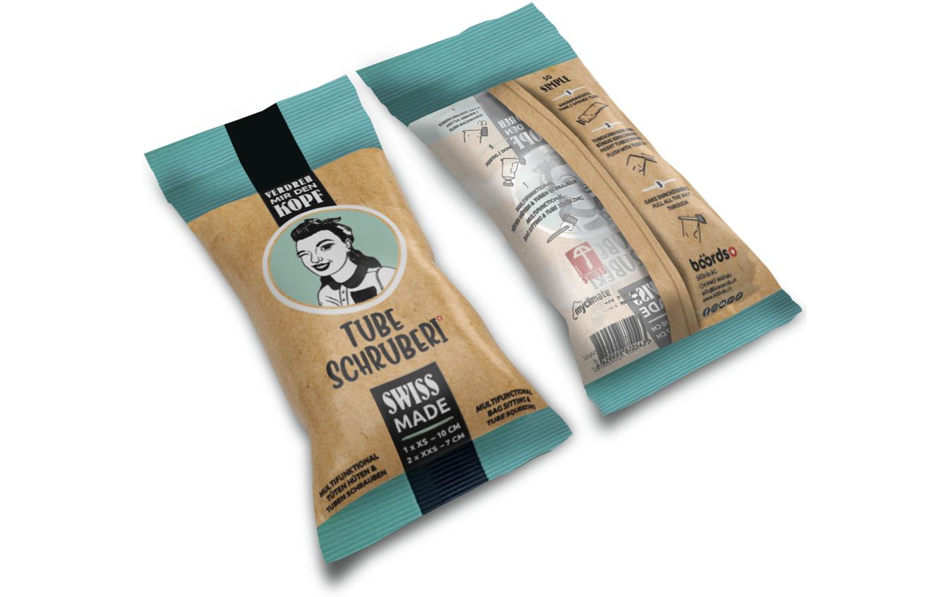 böörds Tubeschruberi 3 Stück, Beige/Weiss