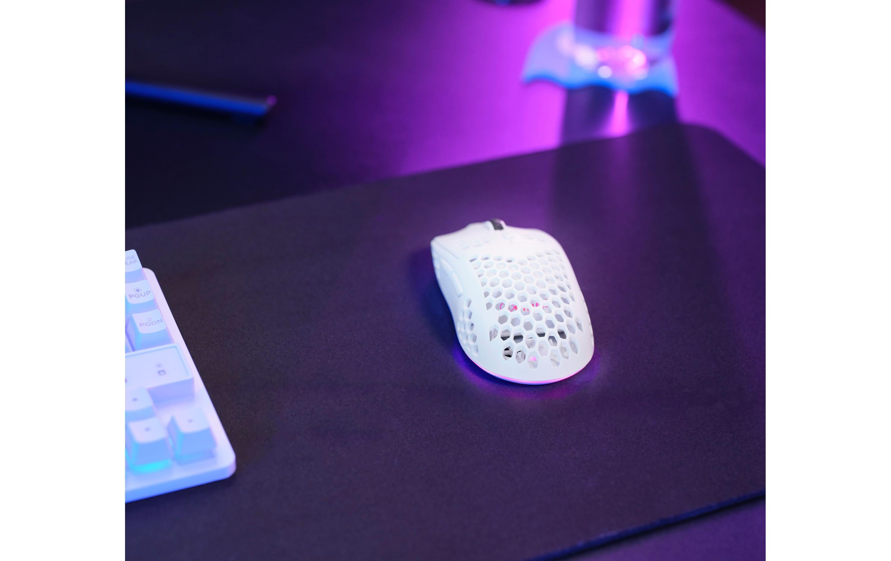 Trust Gaming-Maus GXT929 Helox Weiss