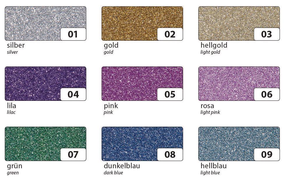 Folia Glitzer Tape Gold, 15 mm x 5 m