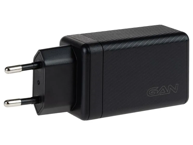onit USB-Wandladegerät Dual QC4+ 65 W GaN Schwarz