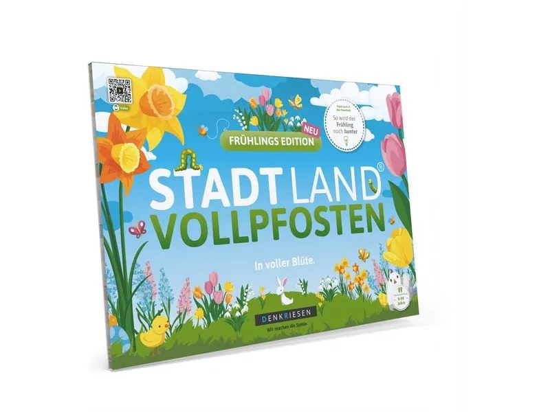 Denkriesen Partyspiel Stadt Land Vollpfosten Frühlings Edition Denkriesen Partyspiel Stadt Land Vollpfosten Frühlings Edition