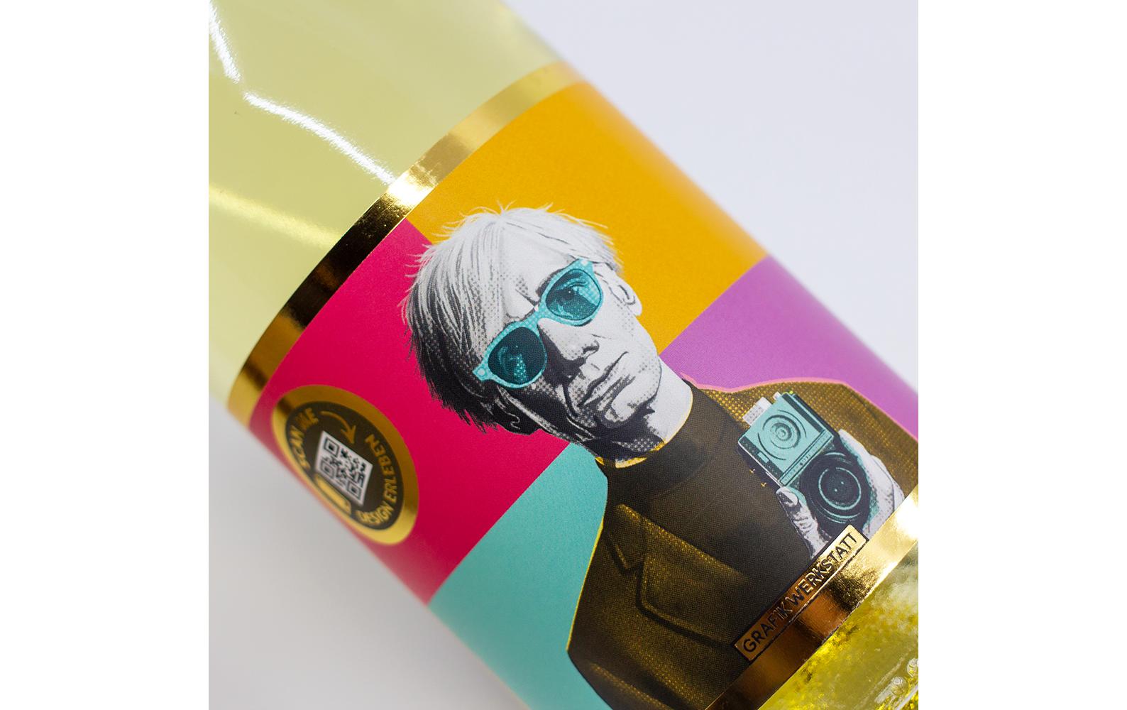 Grafik Werkstatt Weisswein Andy Warhol