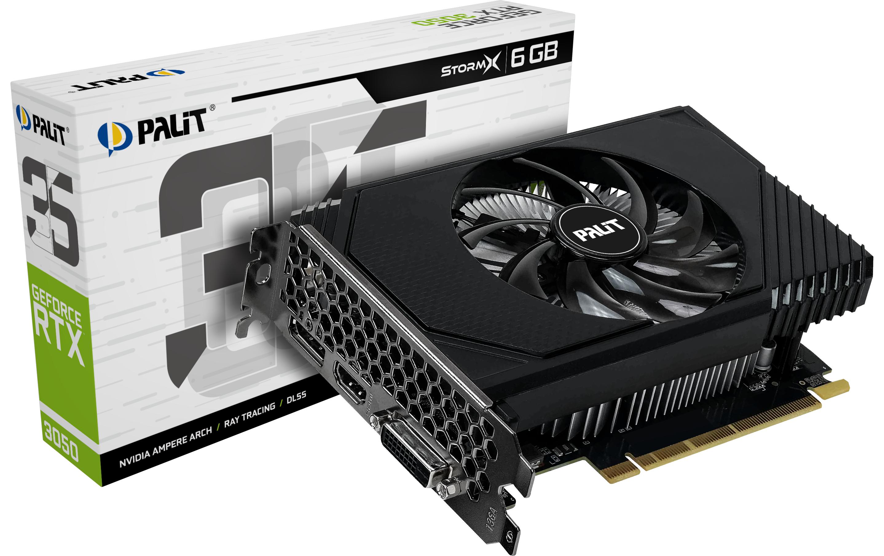 Palit Grafikkarte GeForce RTX 3050 StormX 6 GB