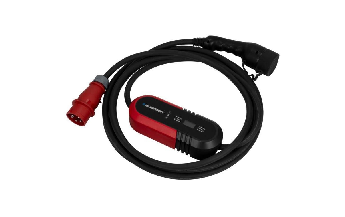 Blaupunkt Mobile Ladestation 11 KW, 16 A, CEE16, Typ 2 Rot