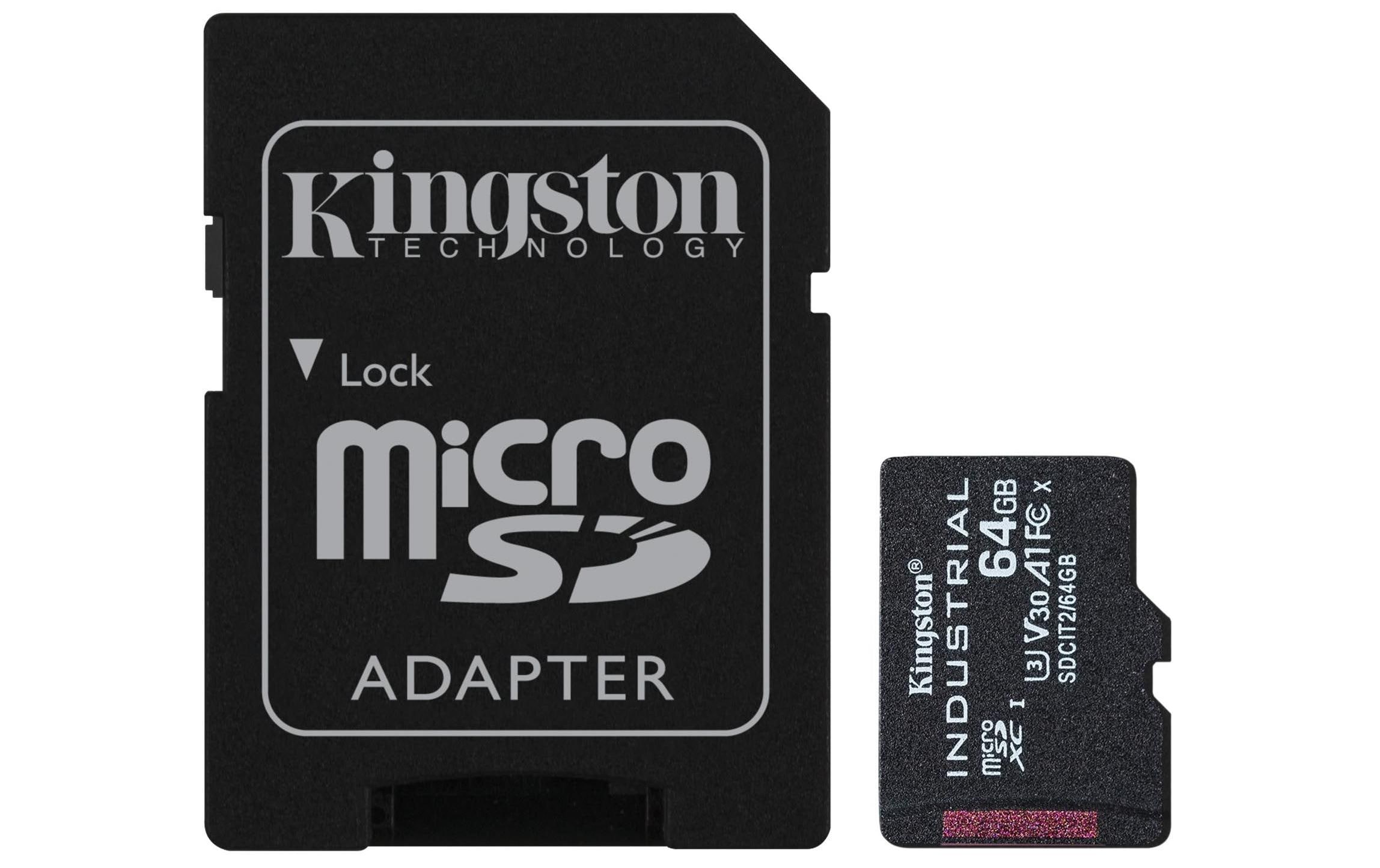 Kingston microSDHC-Karte Industrial UHS-I 64 GB