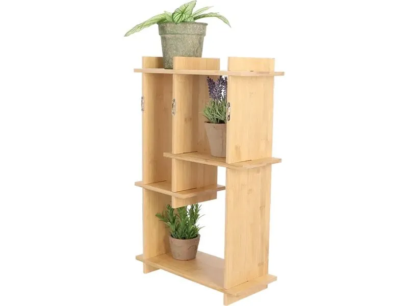Esschert Design Pflanzenständer Vertikal M Bambus 35 x 15 x 55 cm Esschert Design Pflanzenständer Vertikal M Bambus 35 x 15 x 55 cm