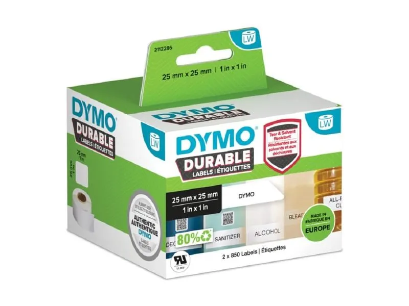 DYMO Etikettenrolle Thermo Direkt 25 x 25 mm