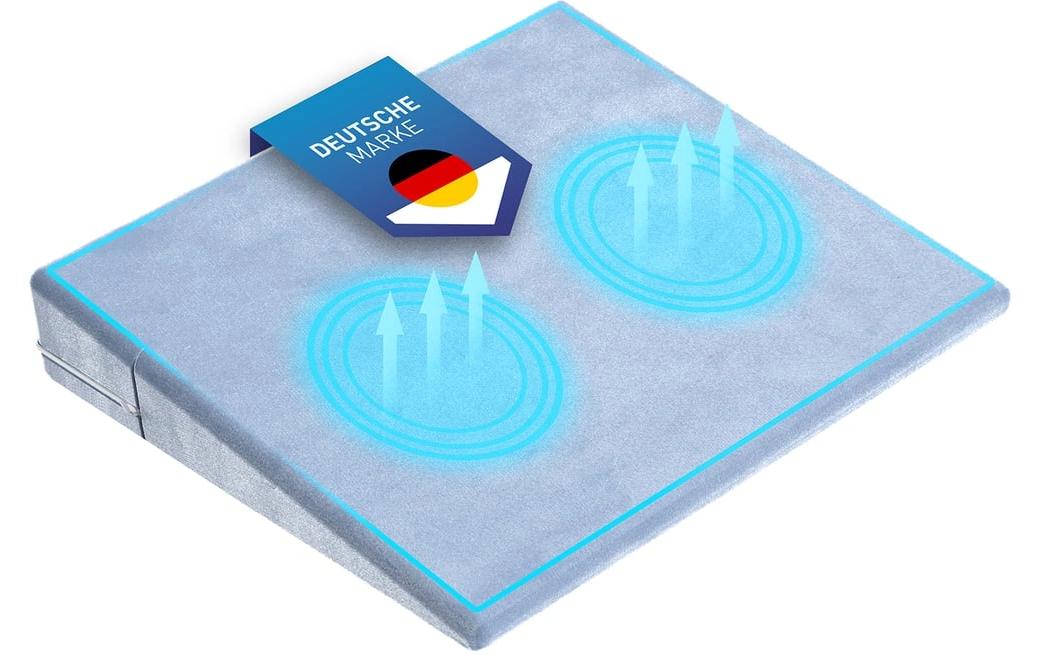 Flipline Keilkissen mit Samtbezug – Antirutschbezug