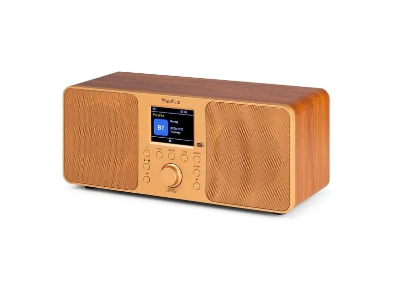 Audizio Genua-CU DAB+/FM Radio mit Bluetooth, Stereo, Kupfer