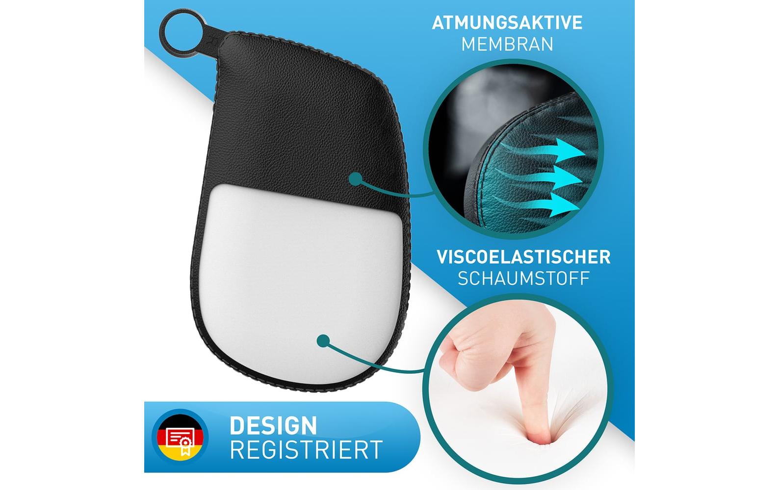 Flipline Auto-Kopfstütze, schwarze Nähte