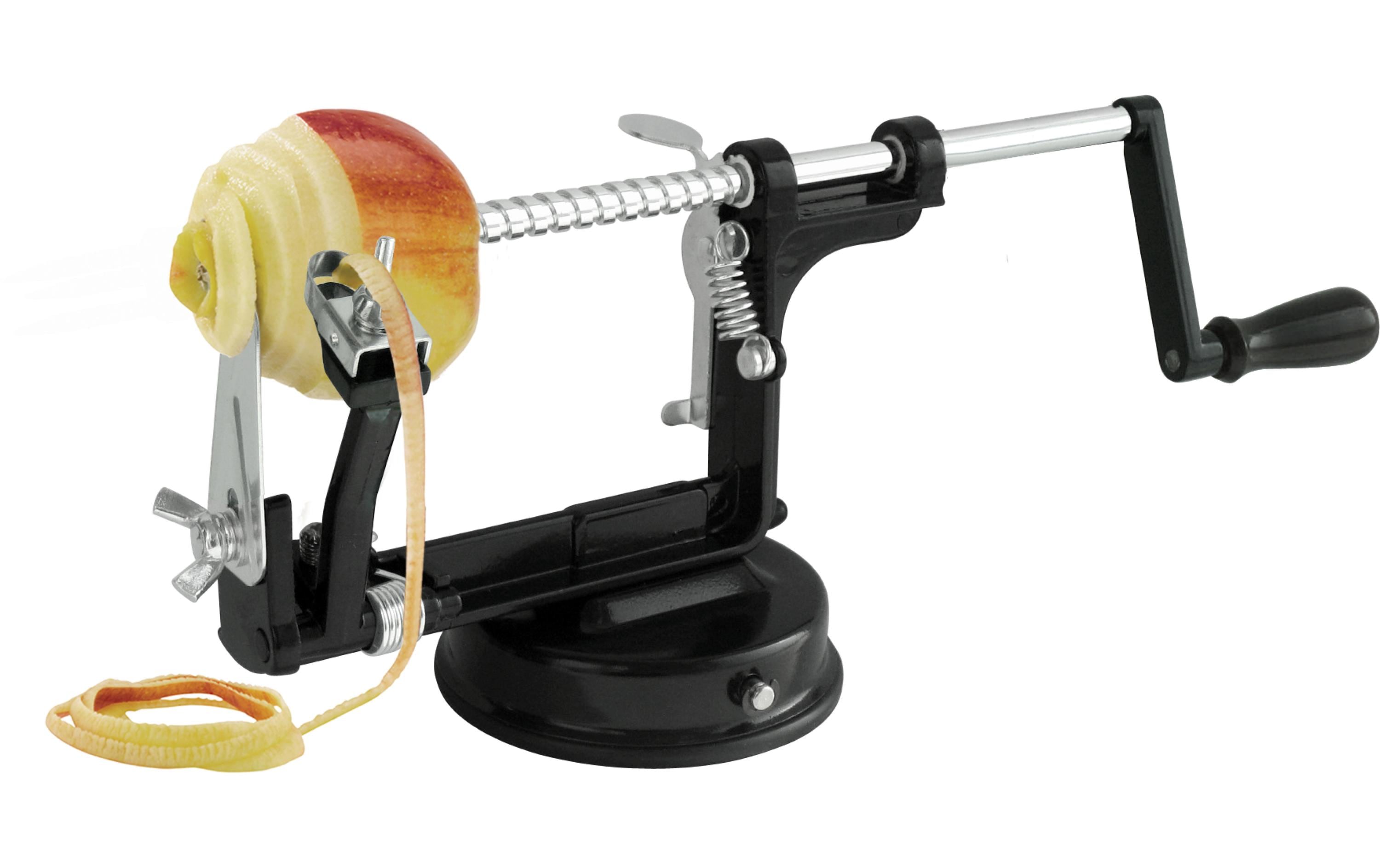 GEFU Apfelschäler 3 in 1 Delicio Schwarz