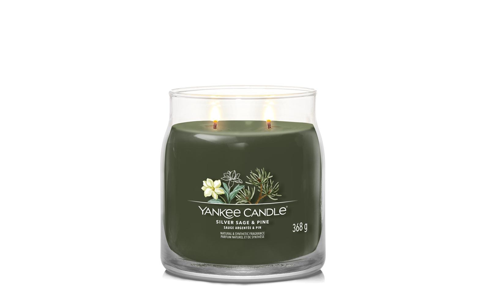 Yankee Candle Signature Duftkerze Silver Sage & Pine Signature Medium Jar