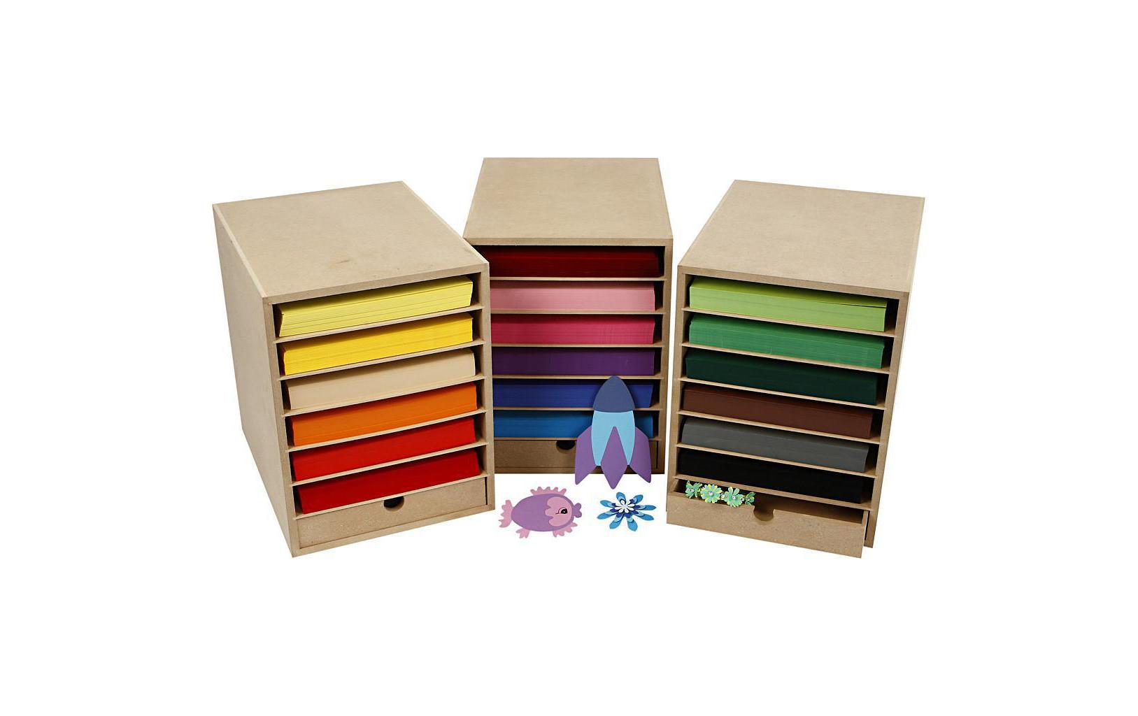 Creativ Company Schubladenbox A4 6 Fächer, 1 Schublade Creativ Company Schubladenbox A4 6 Fächer, 1 Schublade