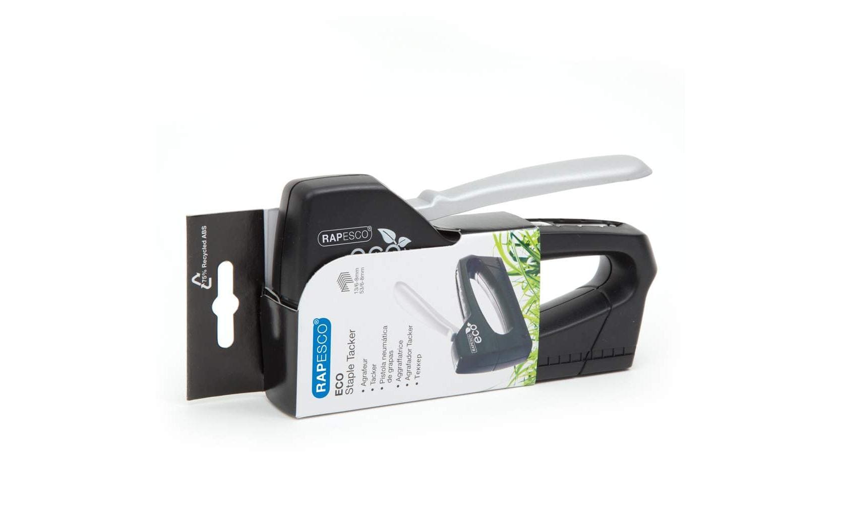 Rapesco Germ-Savvy Antibakteriell ECO T8-Lite Tacker Schwarz
