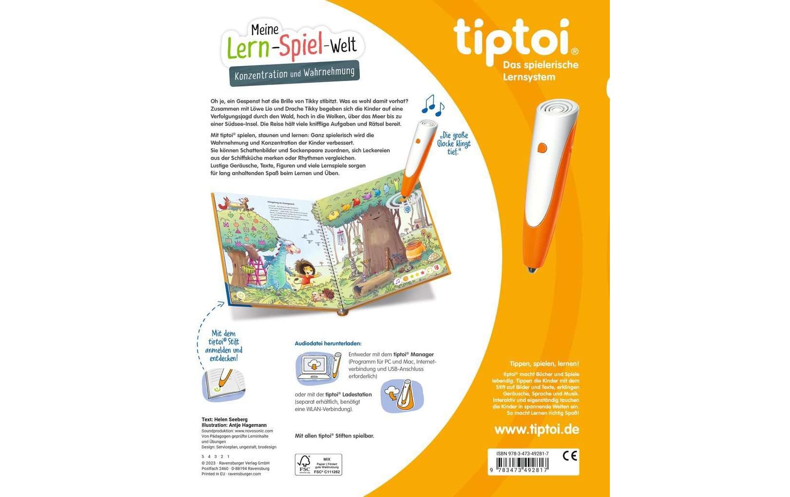 tiptoi Meine Lern-Spiel-Welt: Konzentration und Wahrnehmung