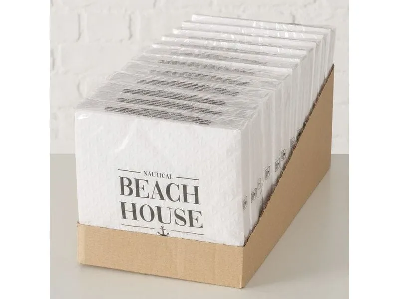 Boltze Papierservietten Beach House 16.5 x 16.5 cm, 20 Stück Boltze Papierservietten Beach House 16.5 x 16.5 cm, 20 Stück