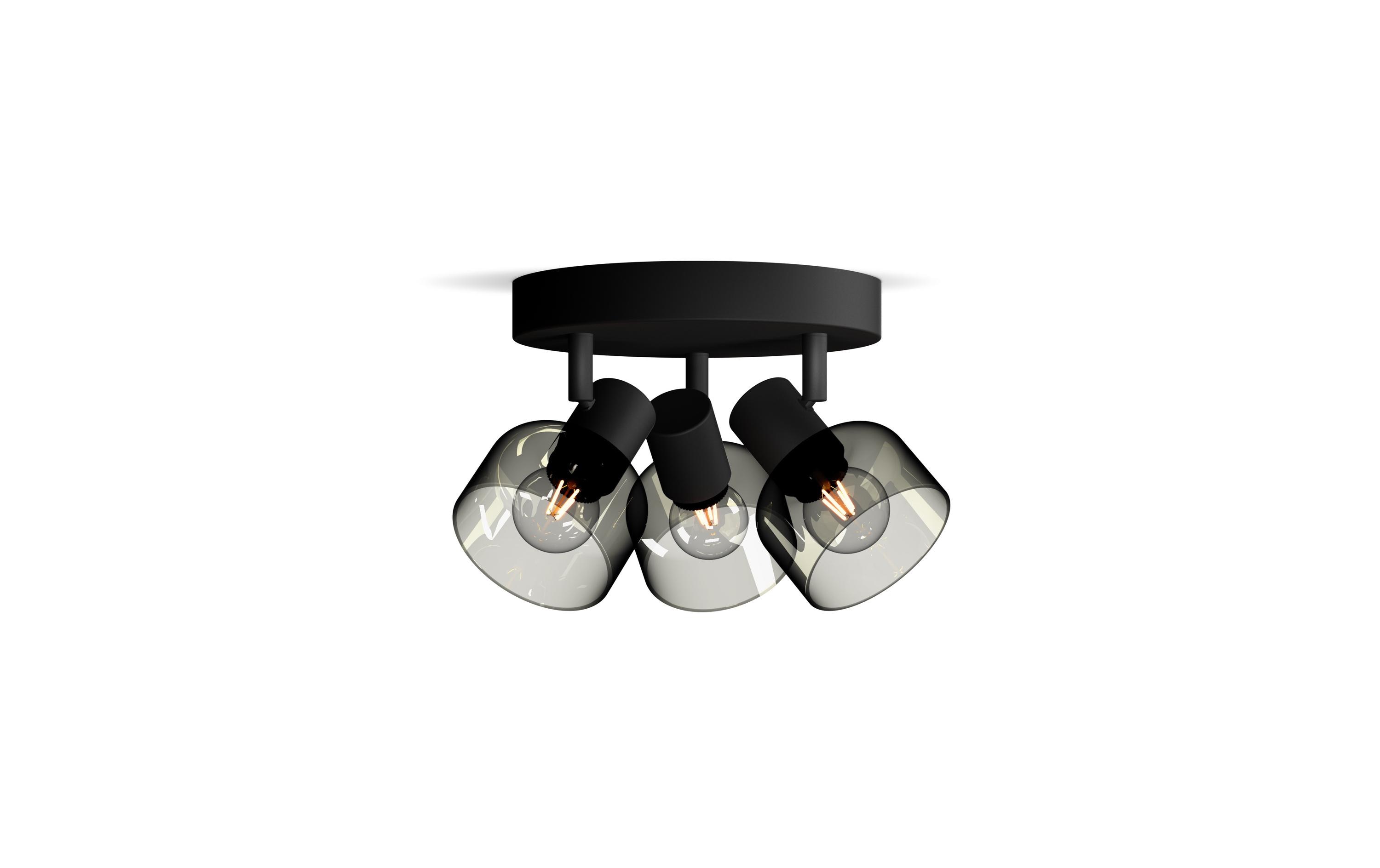 Philips Aufbauspot Sleet 3er Spot für E14, rund Schwarz, ohne LM Philips Aufbauspot Sleet 3er Spot für E14, rund Schwarz, ohne LM
