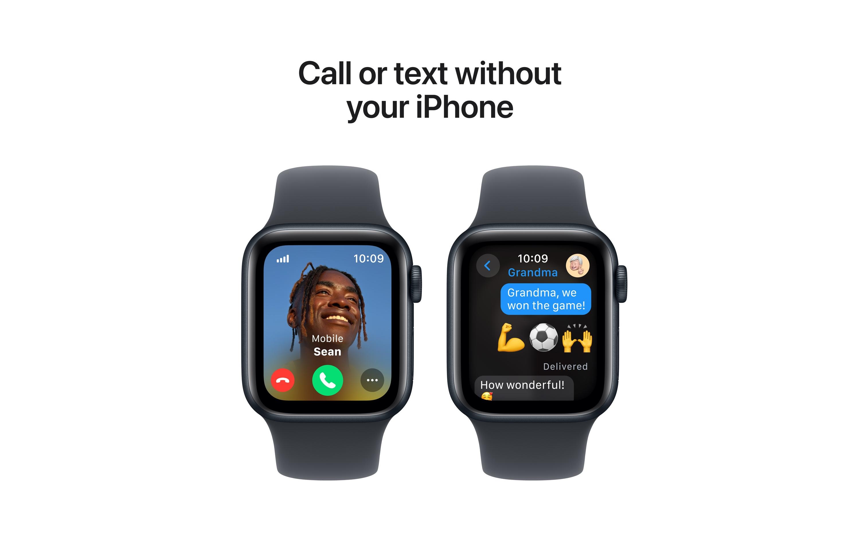 Apple Watch SE 2024 40 mm LTE Alu Sport Mitternacht M/L