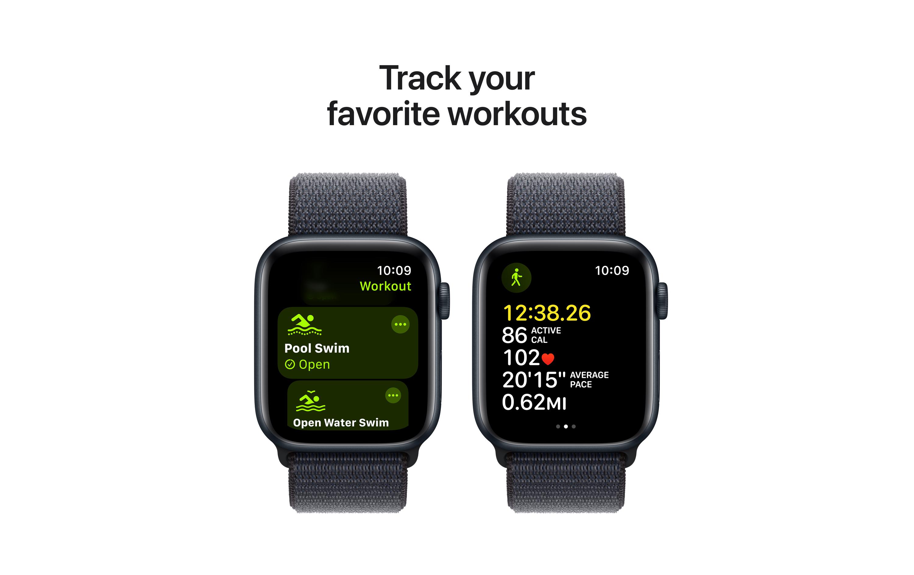 Apple Watch SE 2024 44 mm LTE Alu Sport Loop Mitternacht