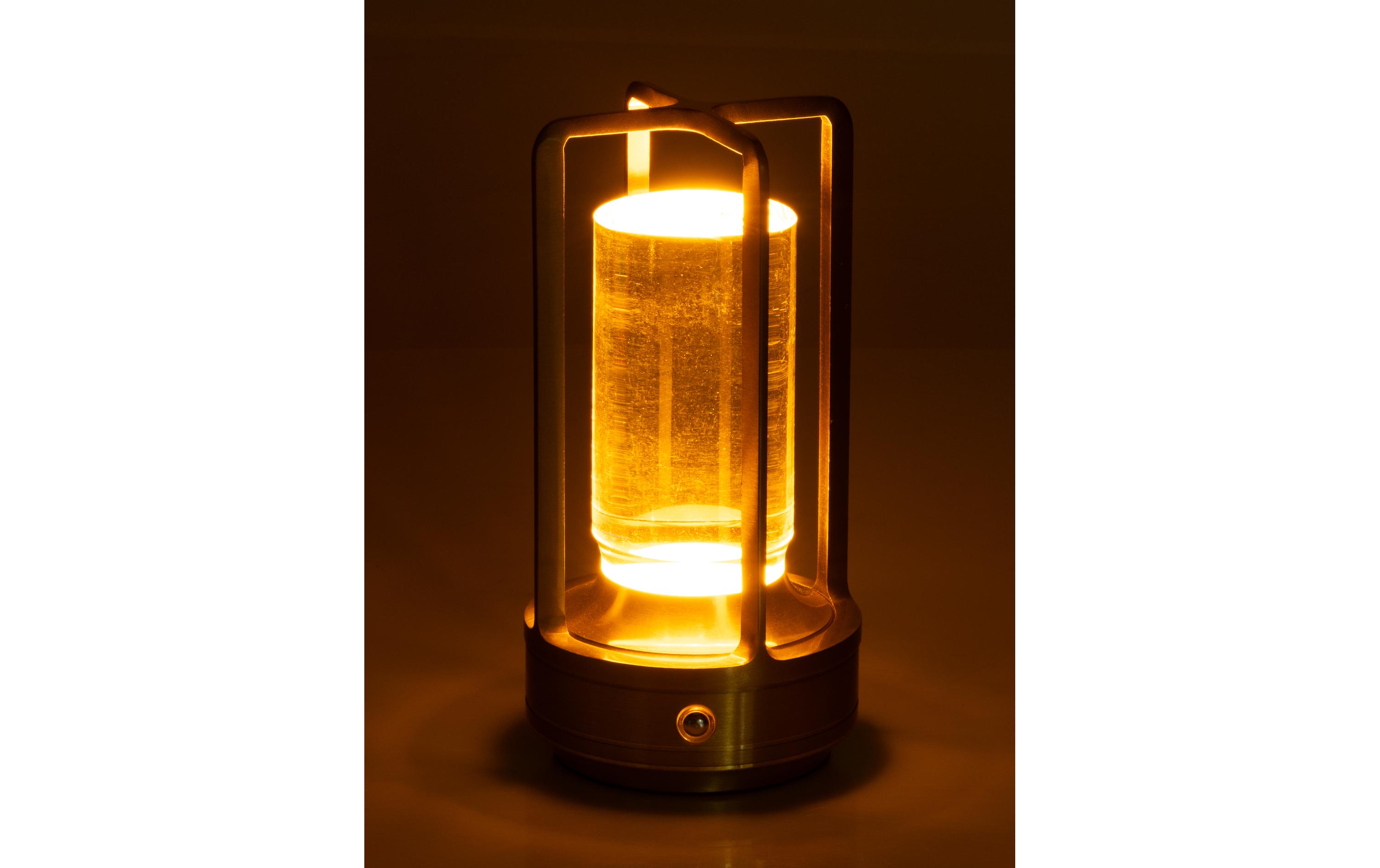 COCON USB-Tischleuchte Laterne, Gold