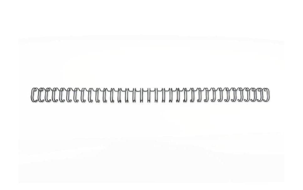 GBC Binderücken Draht 6 mm Schwarz, 100 Stück GBC Binderücken Draht 6 mm Schwarz, 100 Stück