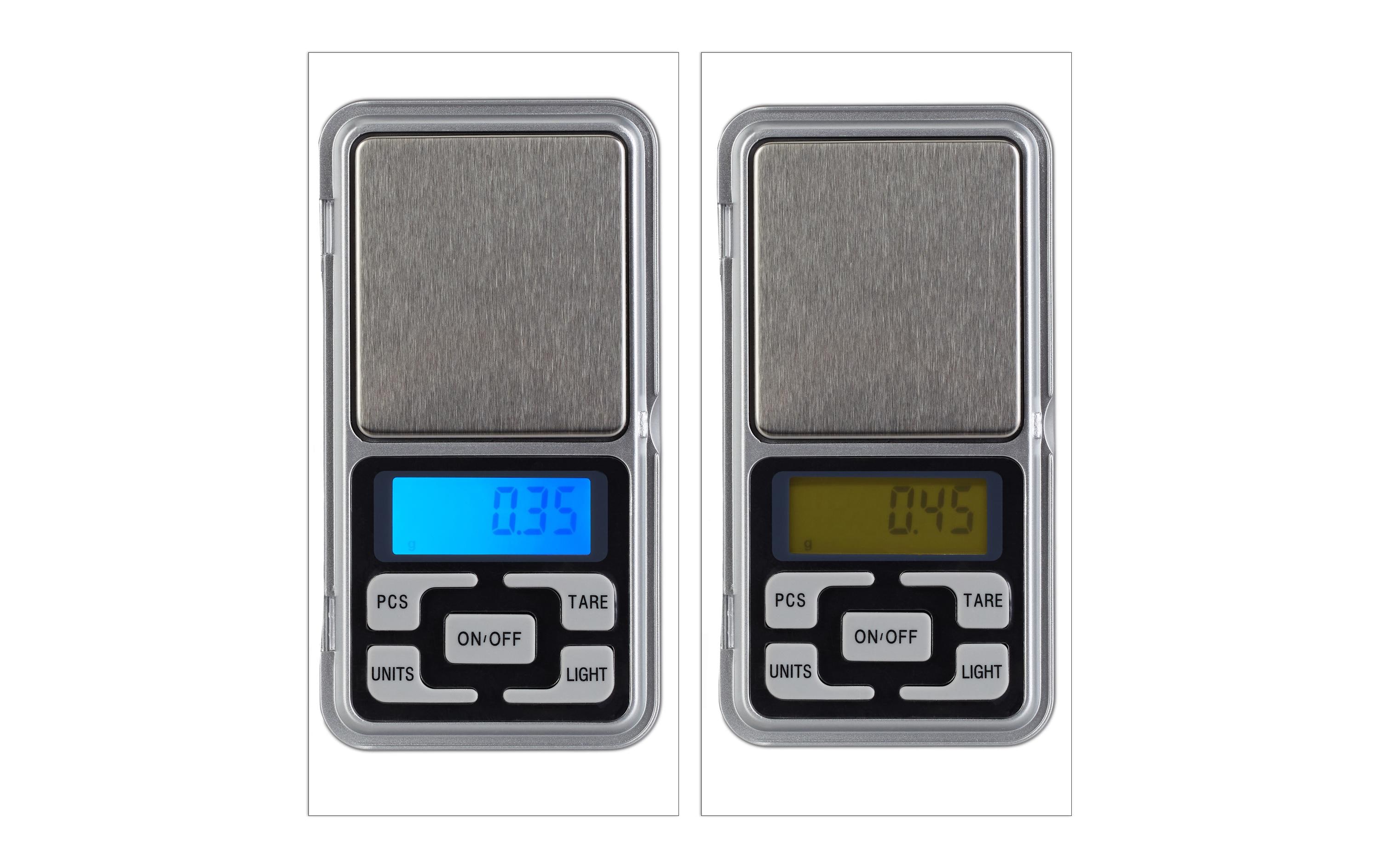 relaxdays Präzisionswaage Mini Silber