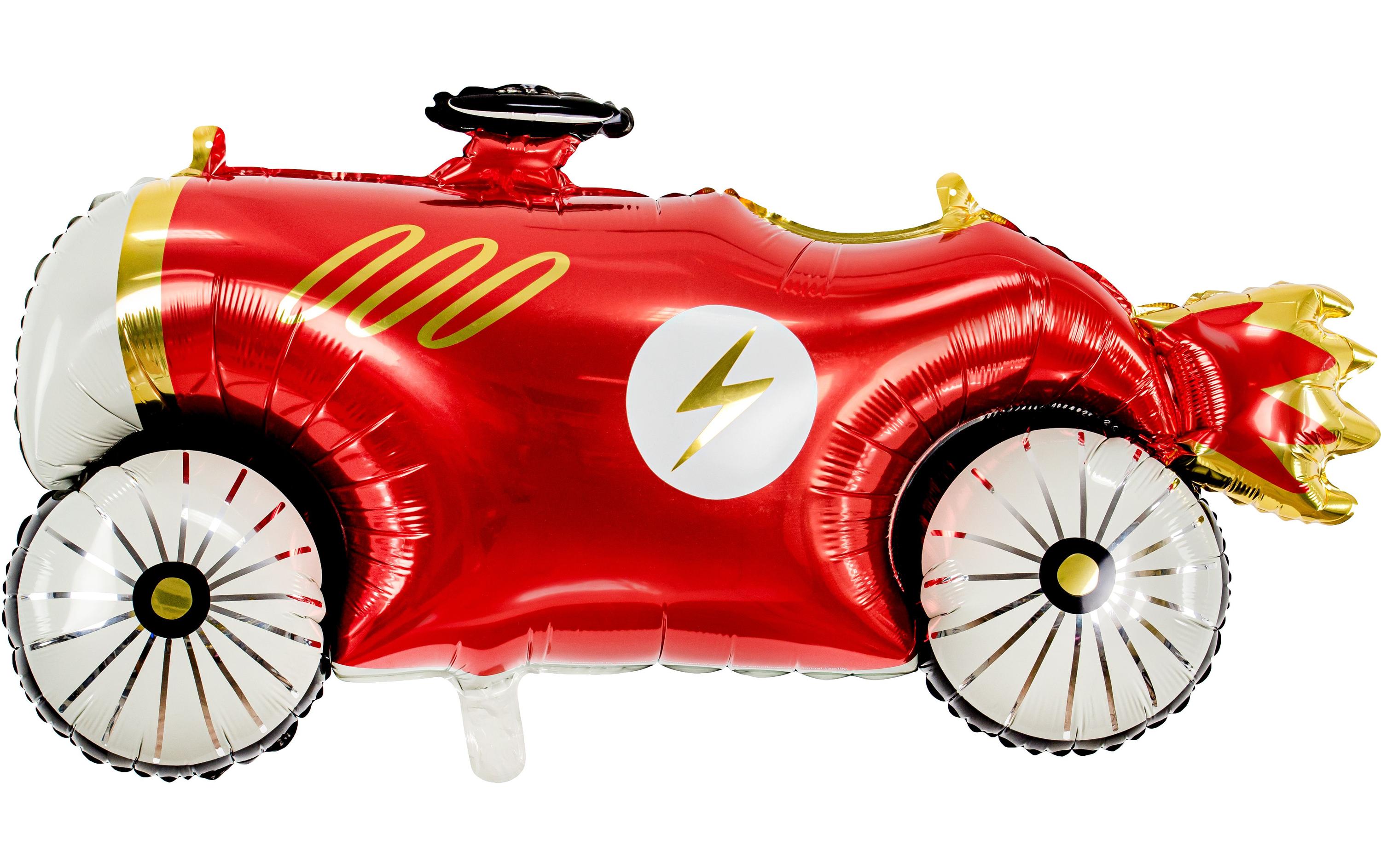 Partydeco Folienballon Car Rot