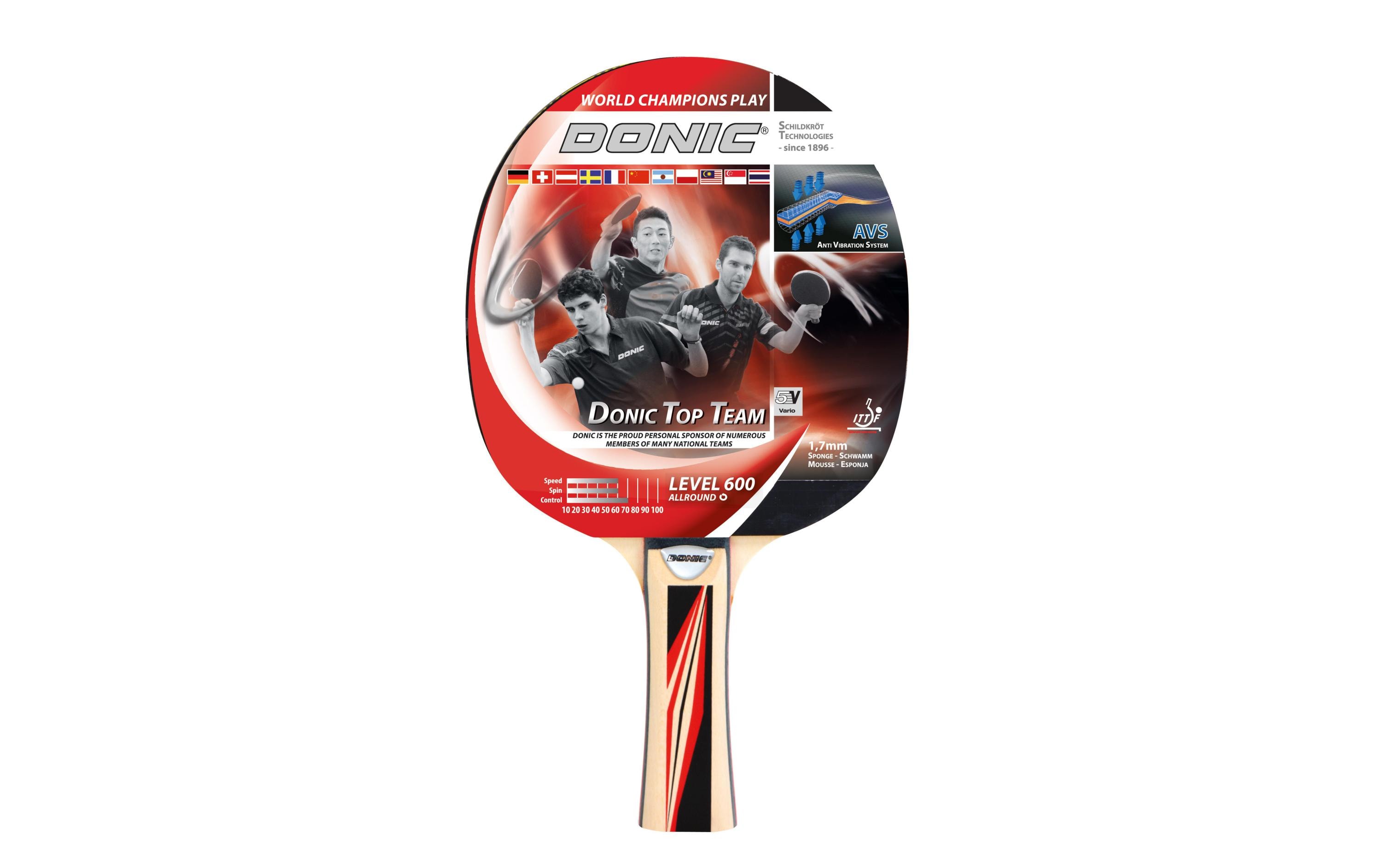 DONIC Schildkröt Tischtennisschläger Top Team 600 DONIC Schildkröt Tischtennisschläger Top Team 600
