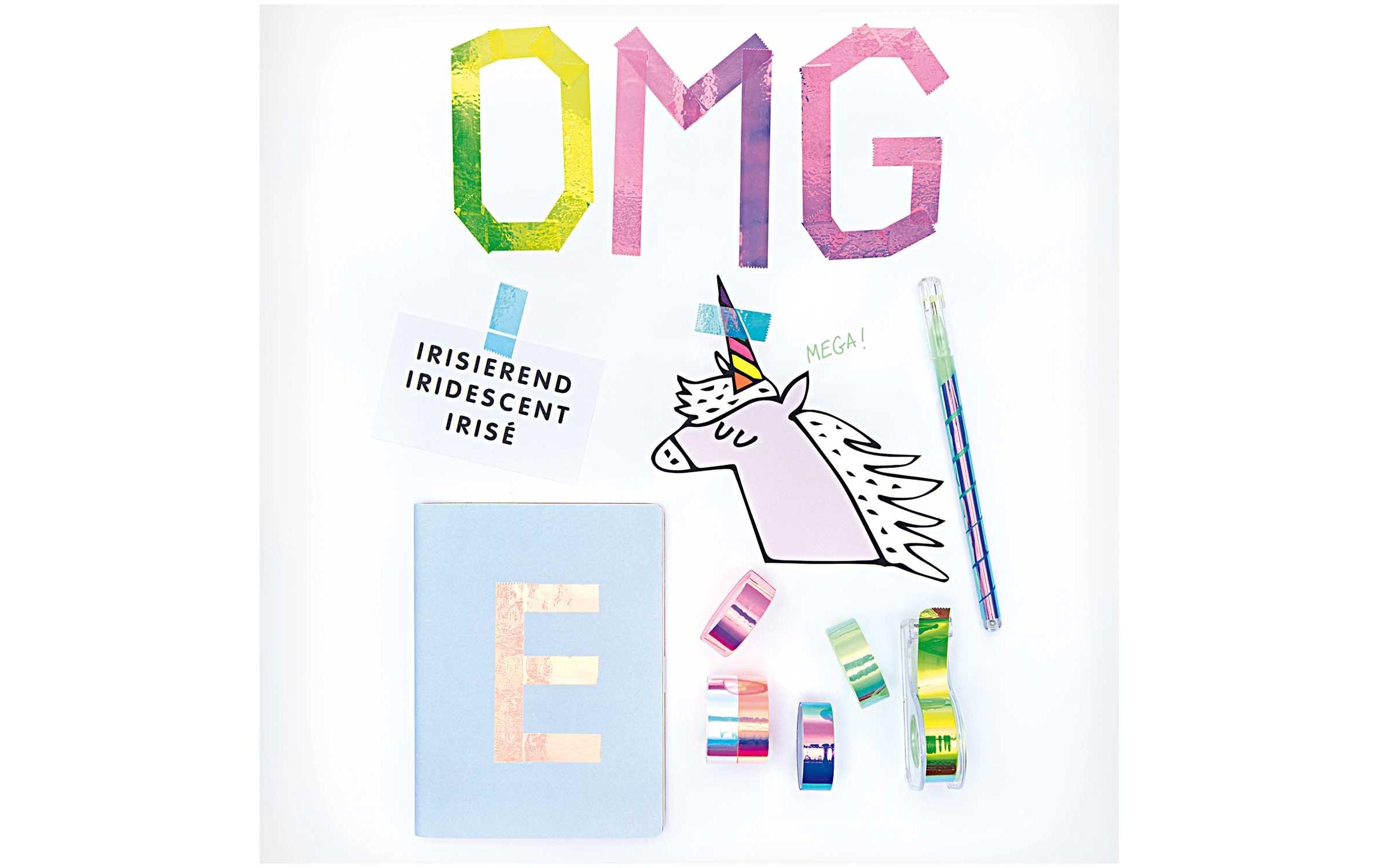 Rico Design Deko-Klebeband Mirror Rainbow 1.9 cm x 5 m, Weiss Rico Design Deko-Klebeband Mirror Rainbow 1.9 cm x 5 m, Weiss