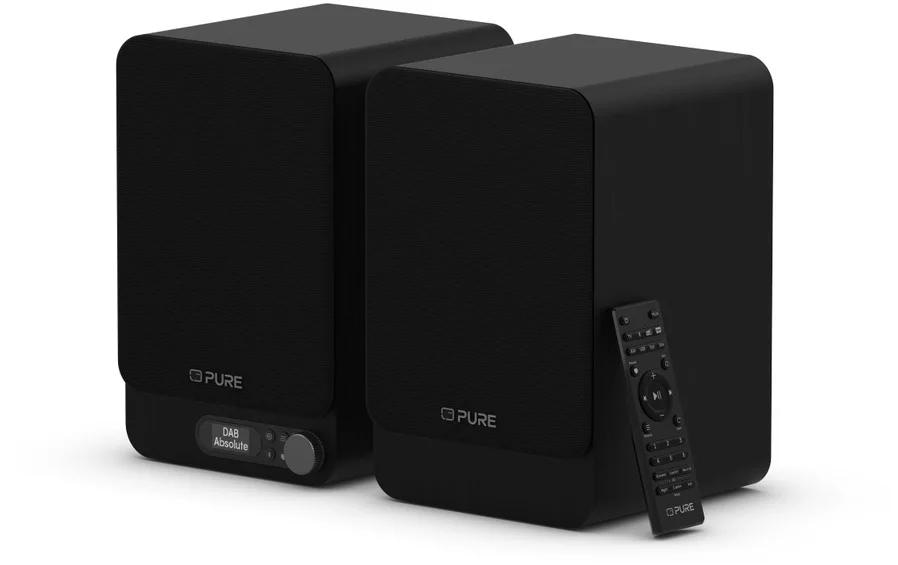Pure Stereoanlage Classic Active Schwarz