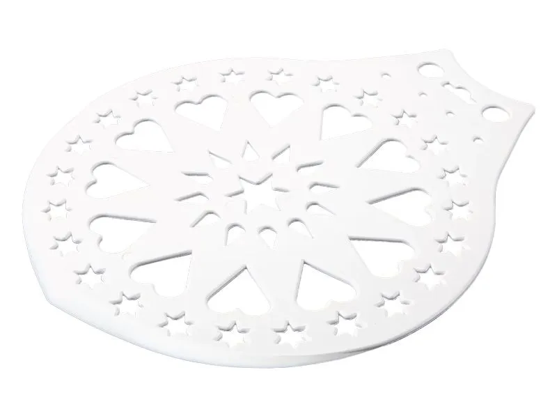 Städter Tortenschablone Weiss, 28 cm