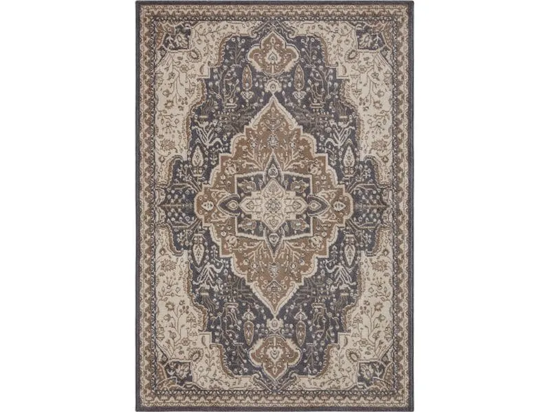 Hanse Home Teppich Orken 120 cm x 170 cm, Braun/Schwarz Hanse Home Teppich Orken 120 cm x 170 cm, Braun/Schwarz