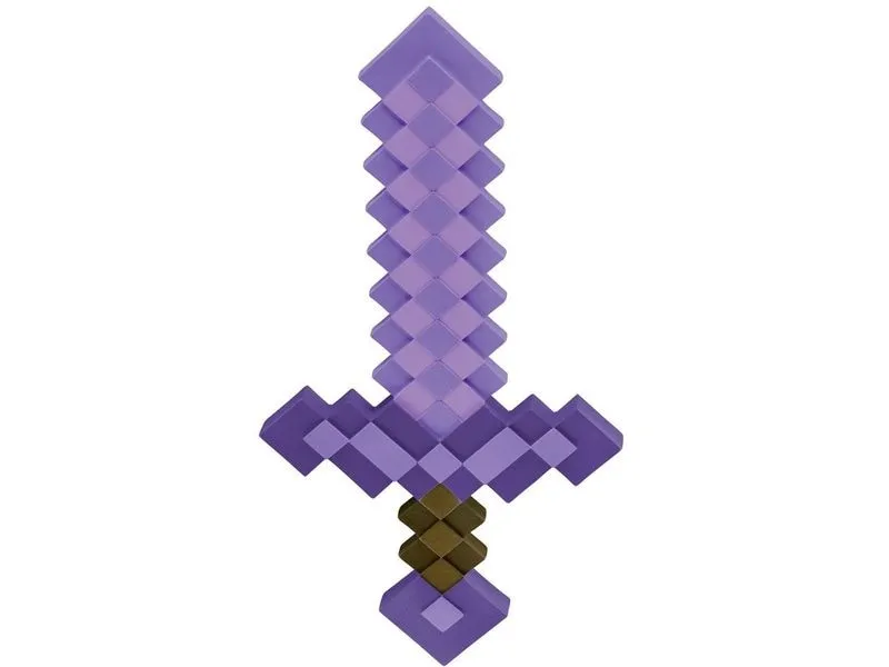 Disguise Minecraft Plastic Replica Enchanted Sword Violett Disguise Minecraft Plastic Replica Enchanted Sword Violett