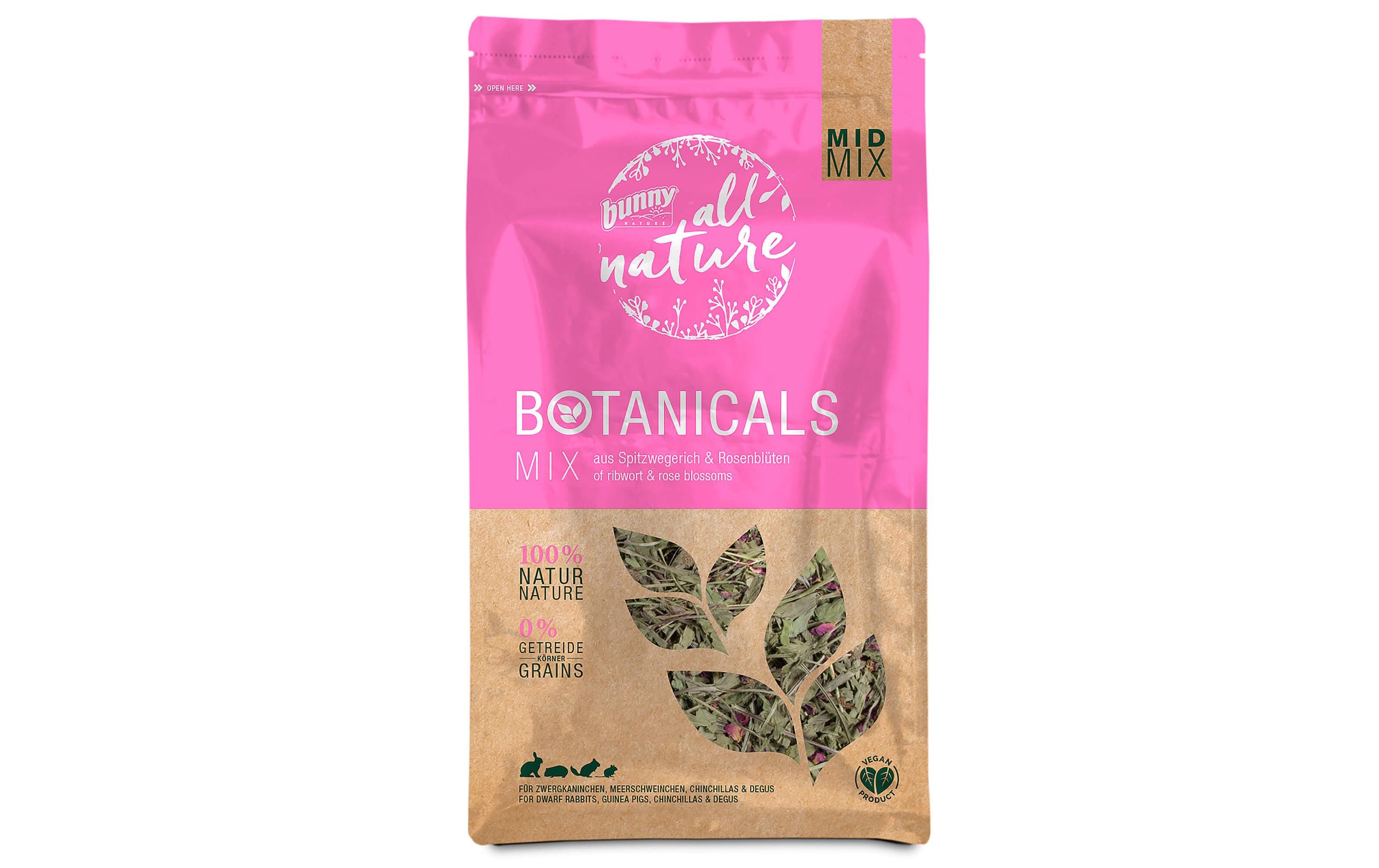 Bunny Nature All Nature Botanicals Mix Spitzwegerich & Rosenblüten