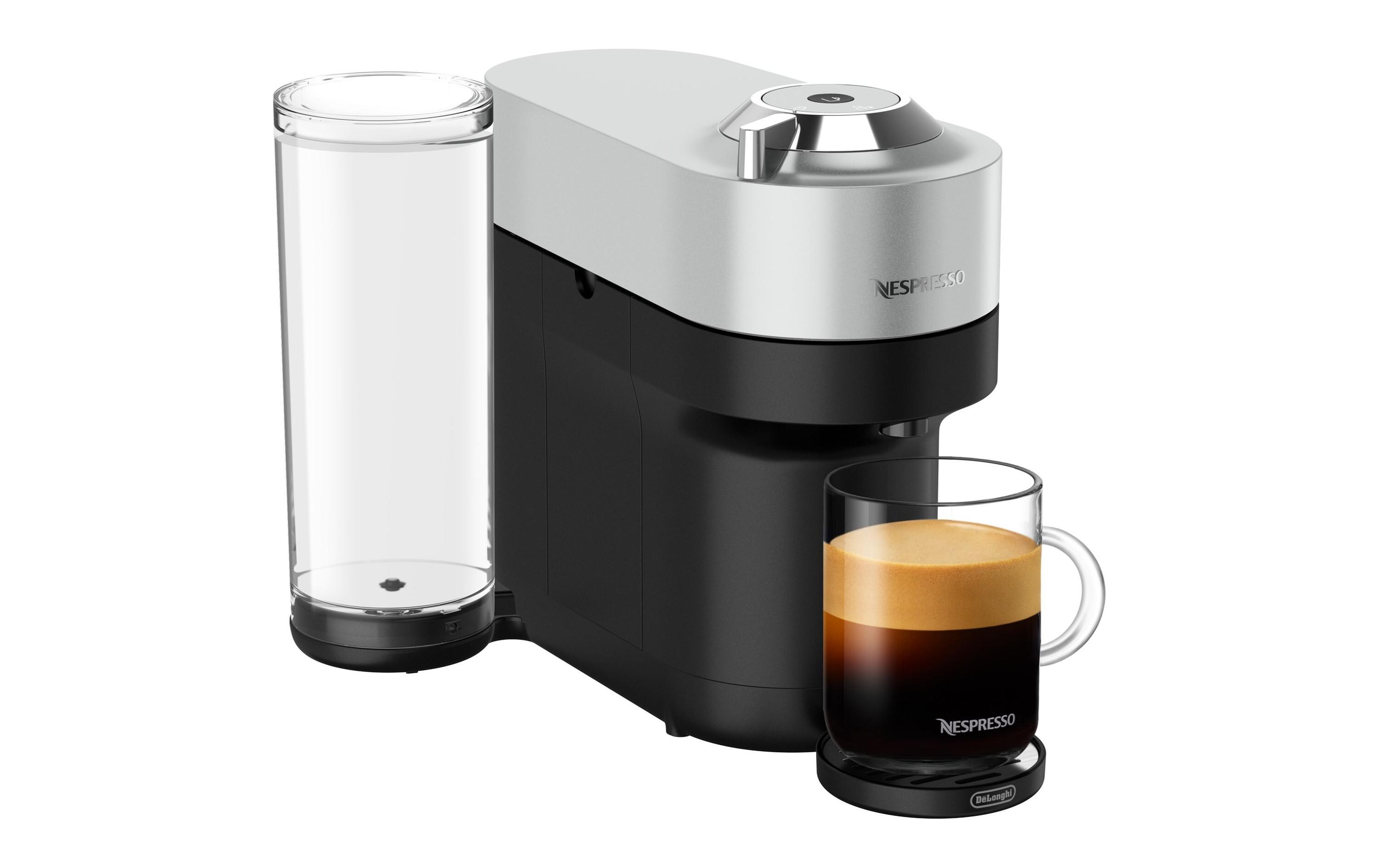 De'Longhi Kaffeemaschine Nespresso Vertuo Pop+ Silber