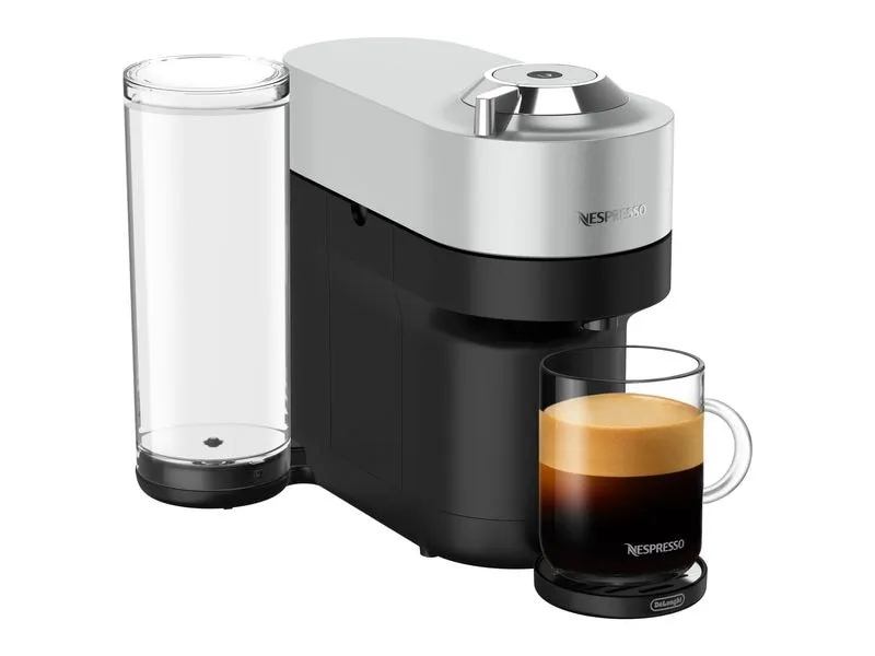 De'Longhi Kaffeemaschine Nespresso Vertuo Pop+ Silber