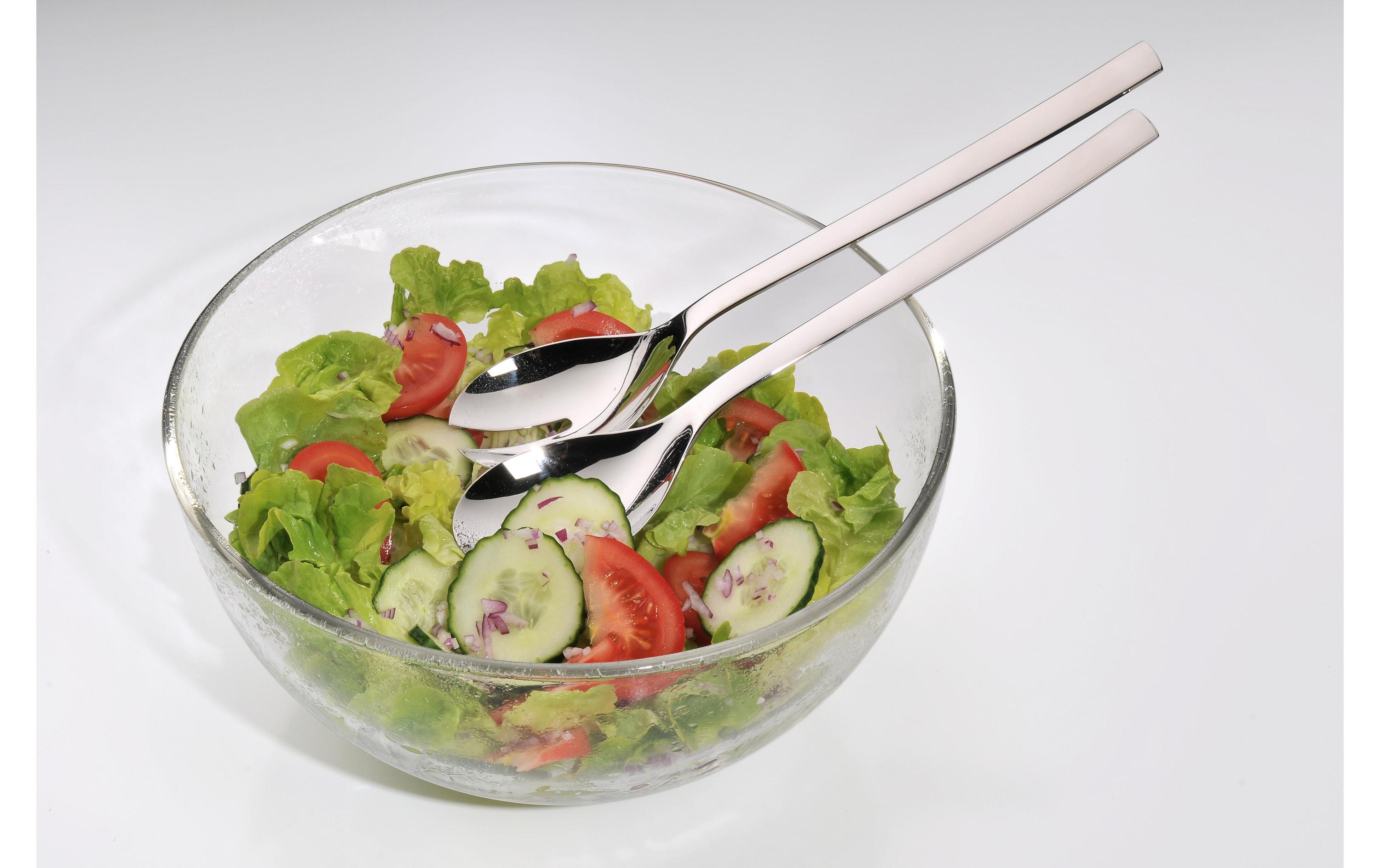 WMF Salatbesteck Nuova 4-teilig, Silber