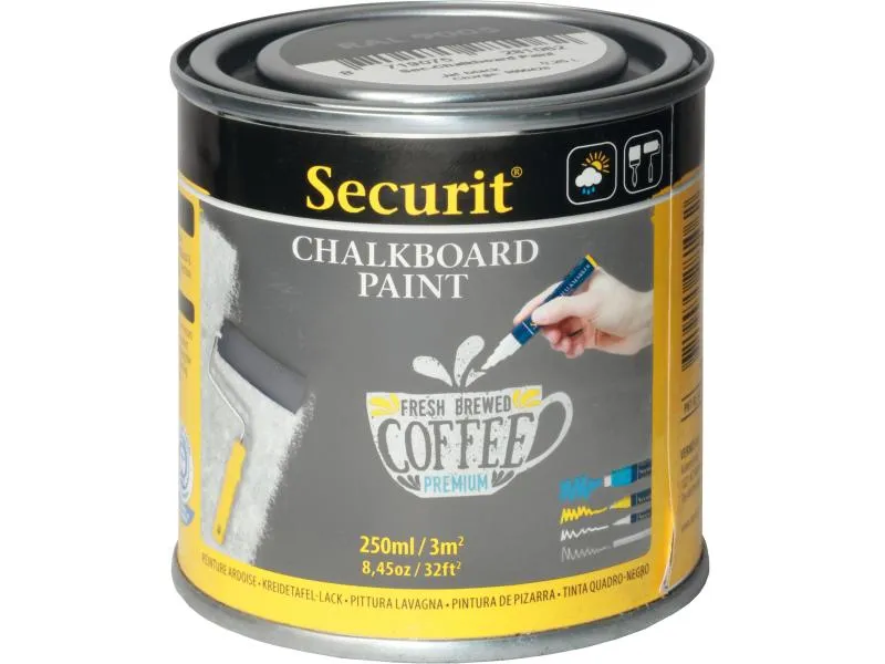 Securit Kreidetafellack 250 ml Grau Securit Kreidetafellack 250 ml Grau