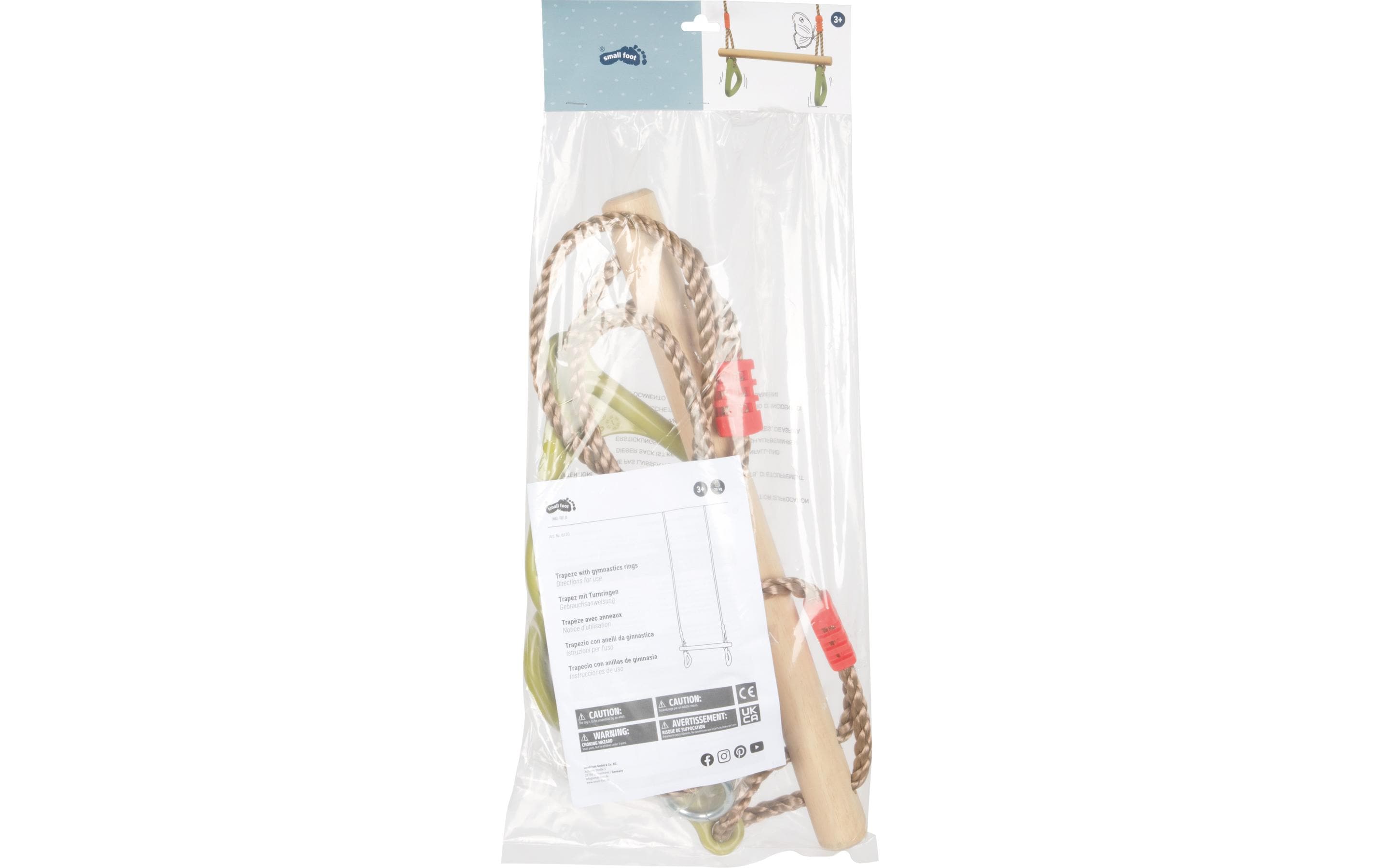 small foot Trapez mit Turnringen