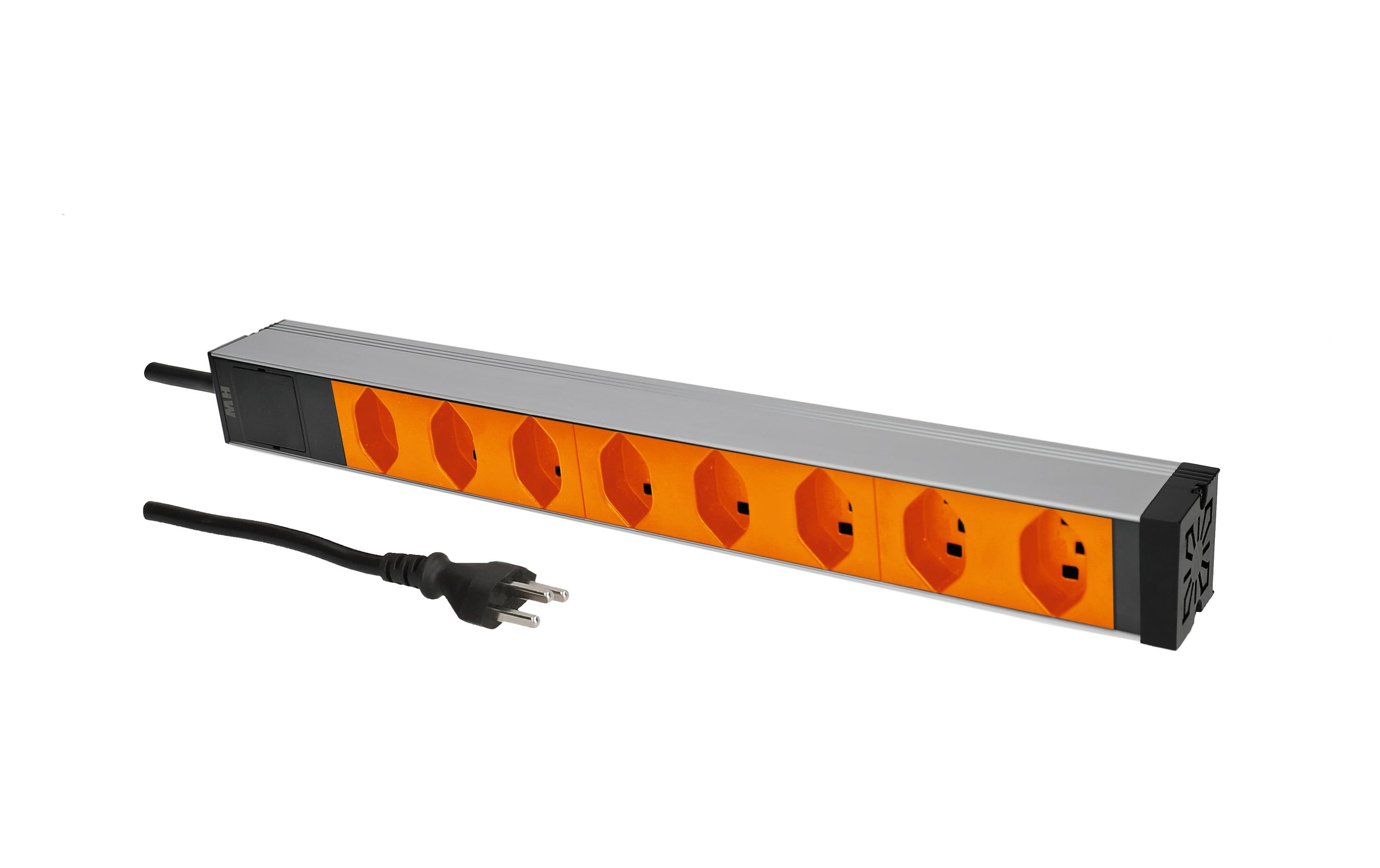 Max Hauri 19 PDU 8x T23, 1HE Orange Max Hauri 19 PDU 8x T23, 1HE Orange