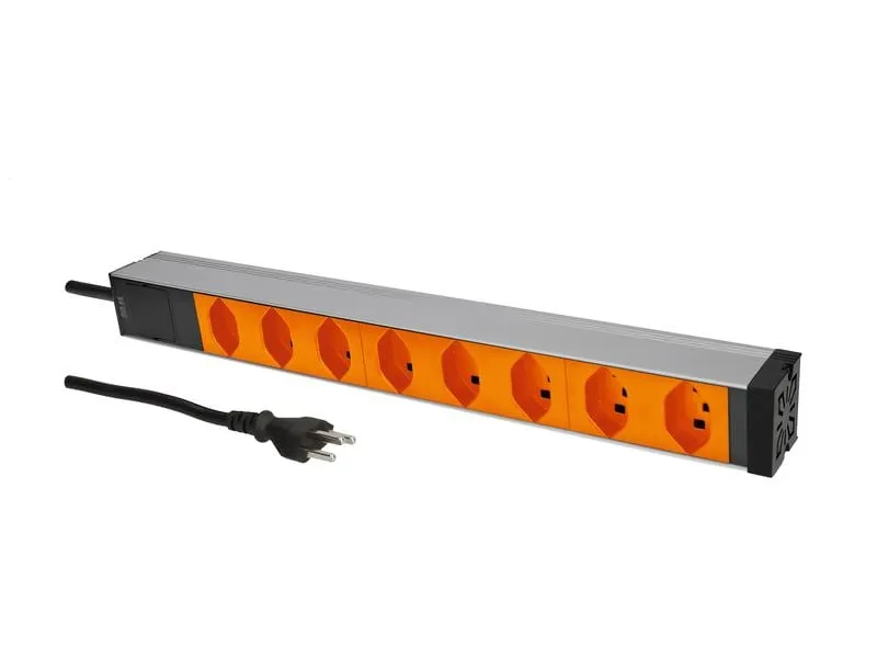 Max Hauri 19 PDU 8x T23, 1HE Orange Max Hauri 19 PDU 8x T23, 1HE Orange