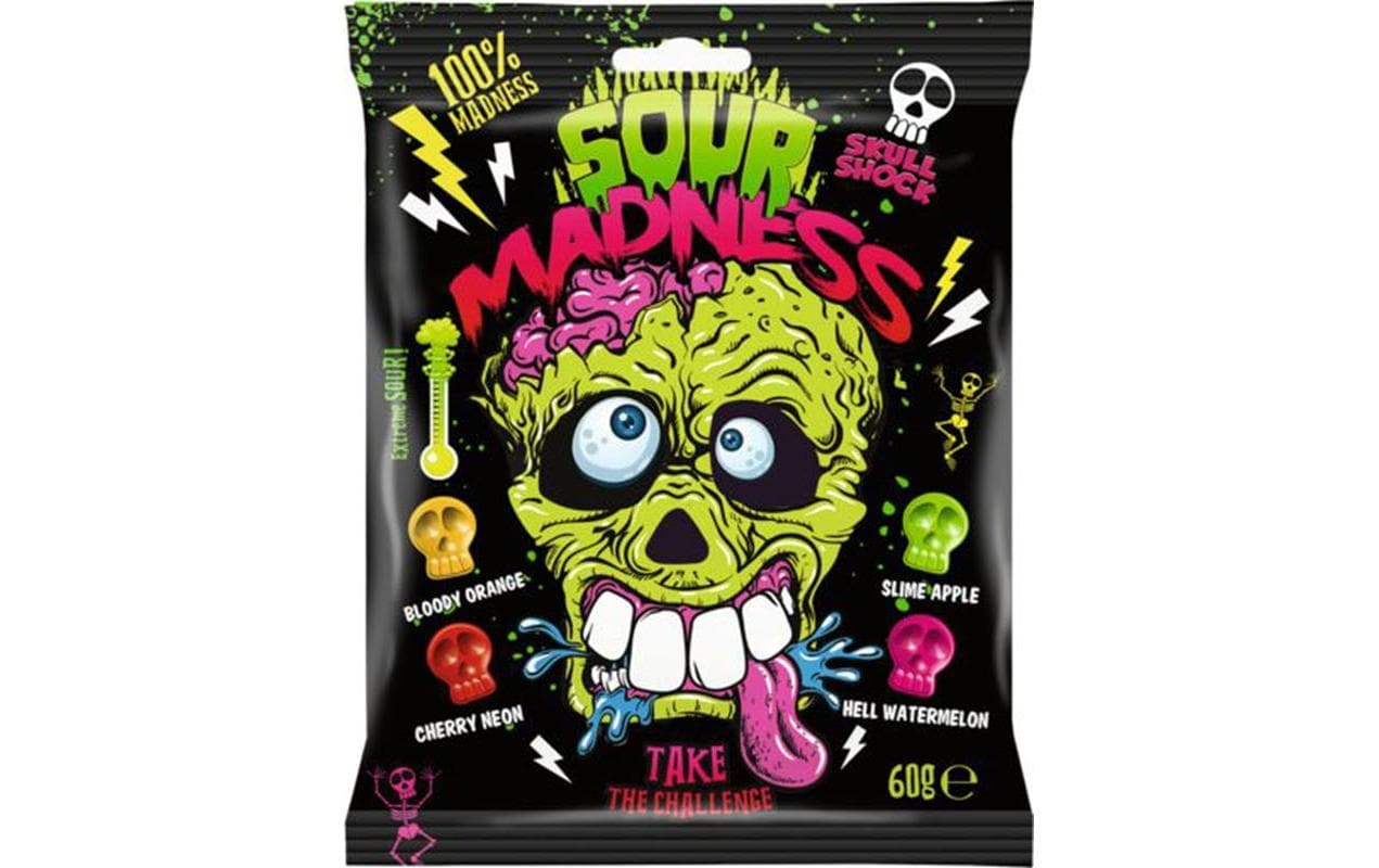 Argo Gummibonbons Sour Madness 60 g