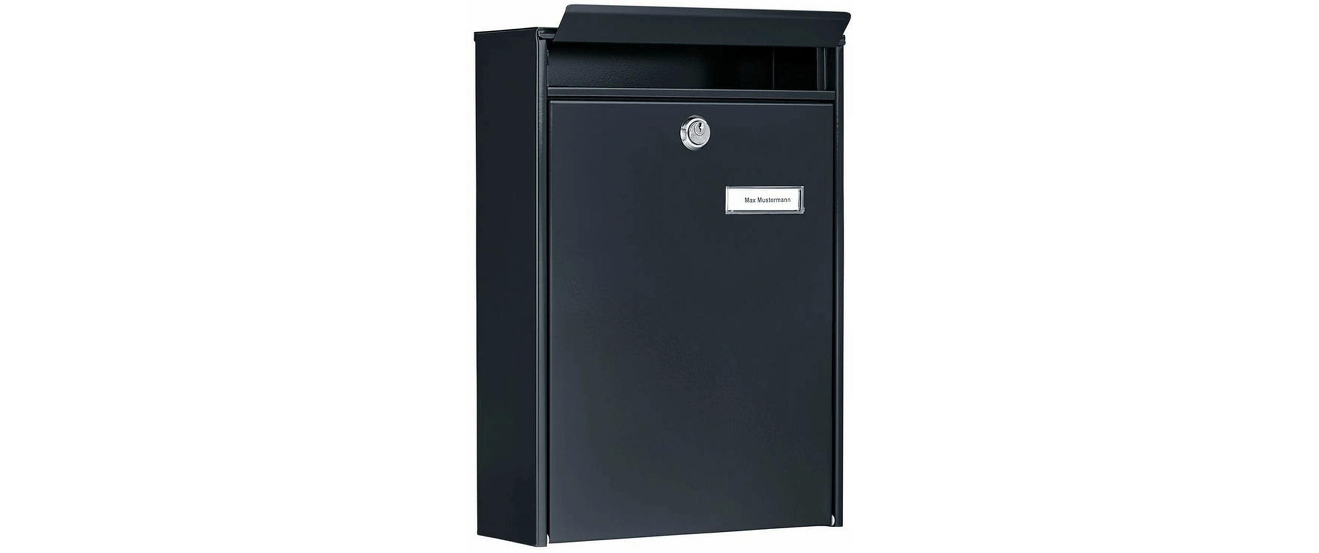 Burgwächter Briefkasten LEIPZIG 777 ANT Schwarz