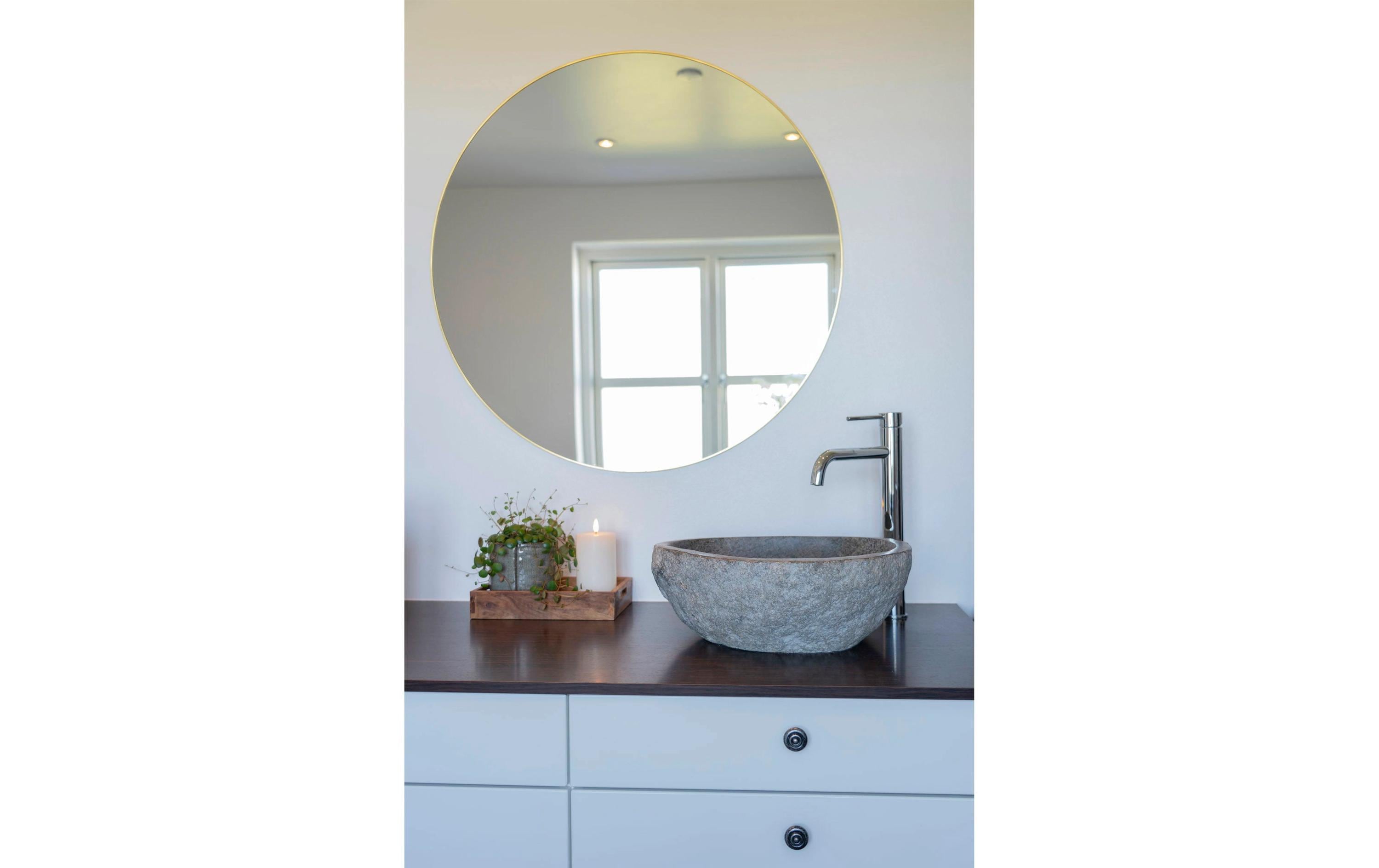 House Nordic Serviertablett Faro 3-er Set, Braun