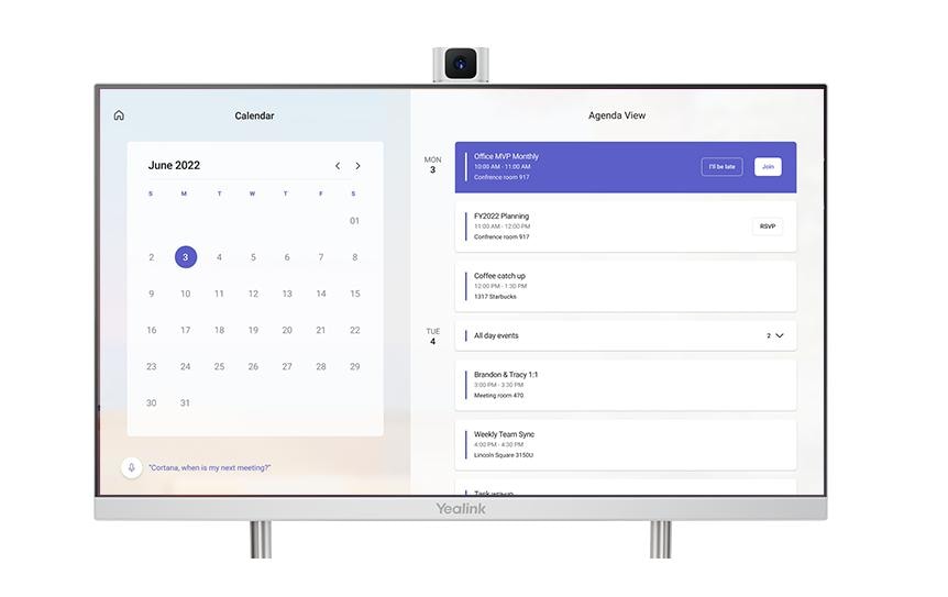 Yealink Collaboration Desktop Display DeskVision A24 23.8 Grau Yealink Collaboration Desktop Display DeskVision A24 23.8 Grau