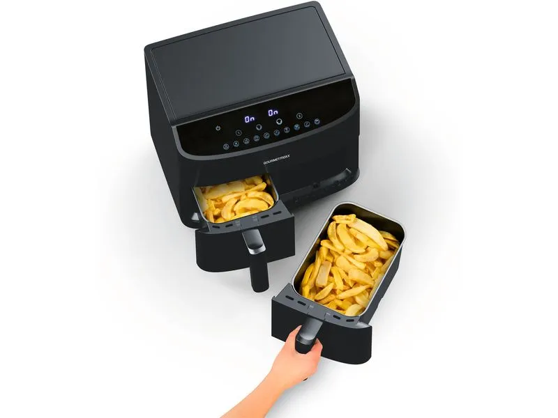 GOURMETmaxx Heissluft-Fritteuse 6 kg, Schwarz GOURMETmaxx Heissluft-Fritteuse 6 kg, Schwarz