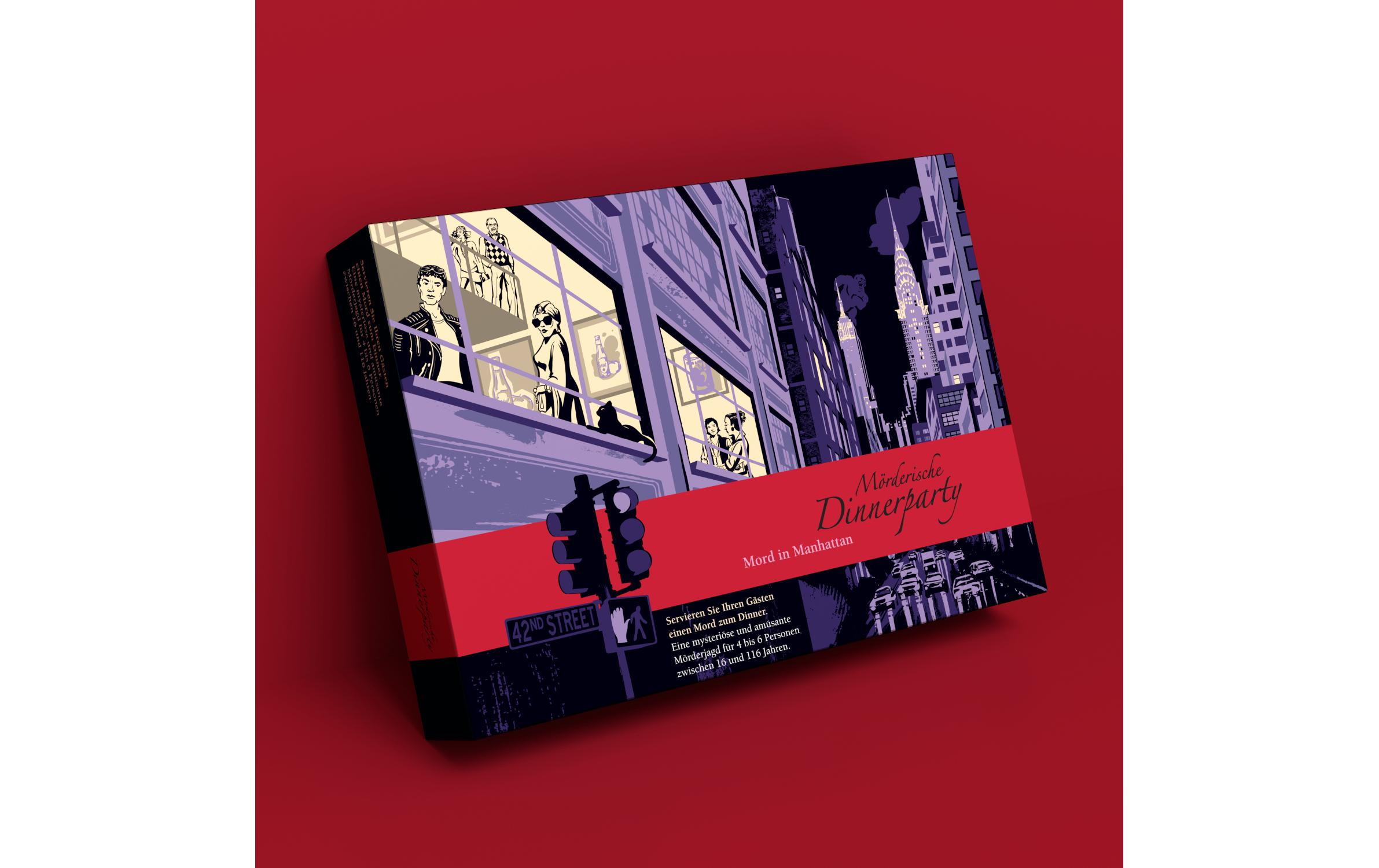 Blaubart Verlag Partyspiel Mörderische Dinnerparty – Mord in Manhattan
